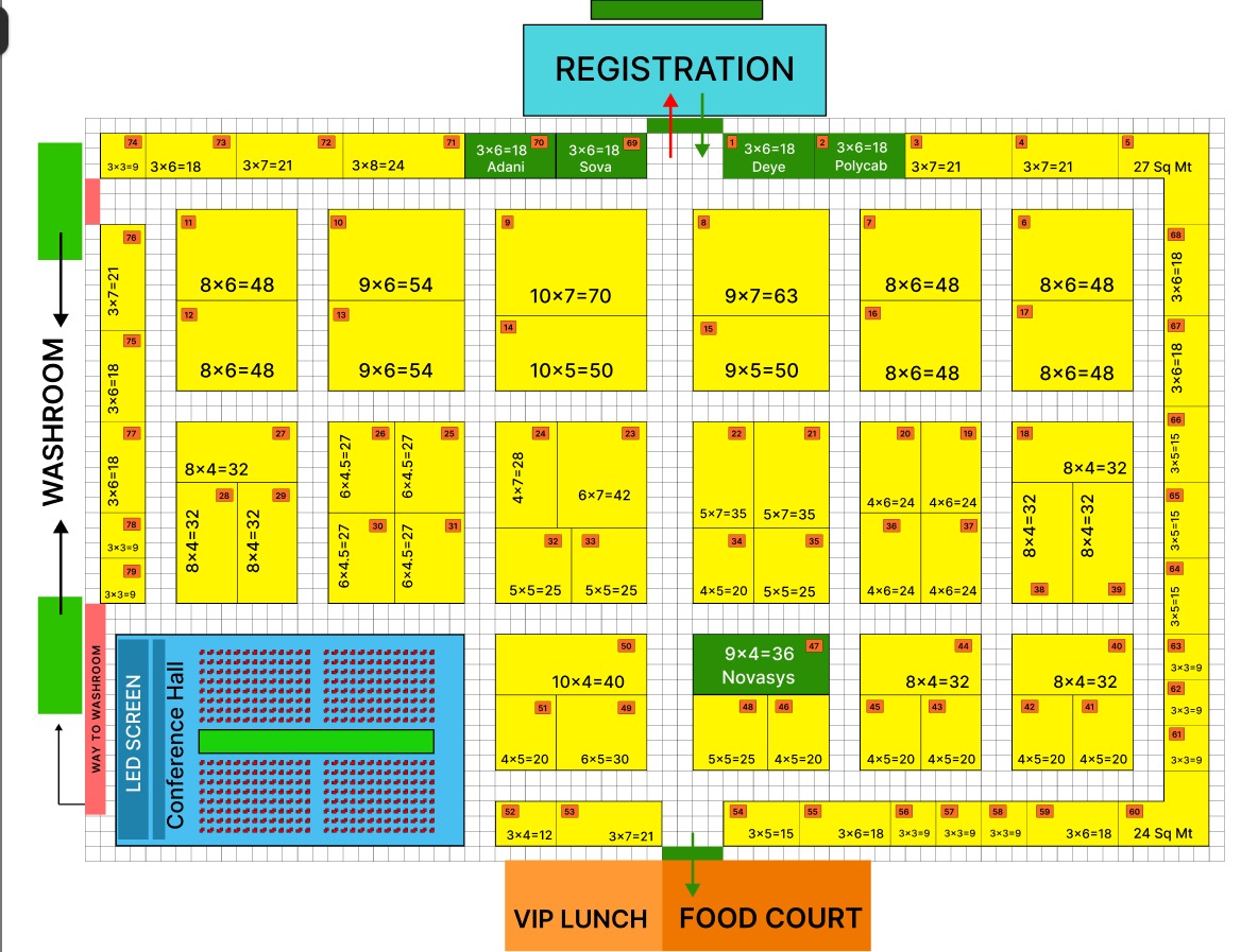 Raipur Solar Expo EQ Floor